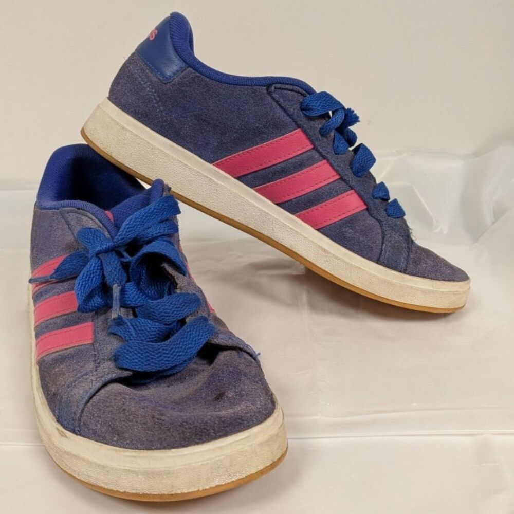 Adidas Skateboard Shoes Blue Youth Size 5